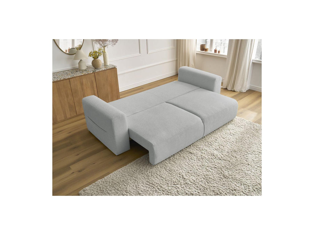 Sidonie - Canapé Droit Convertible - Tissu Chiné