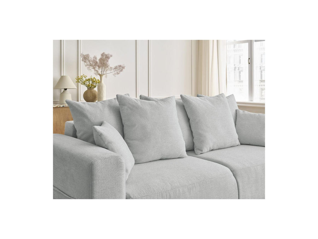 Sidonie - Canapé Droit Convertible - Tissu Chiné