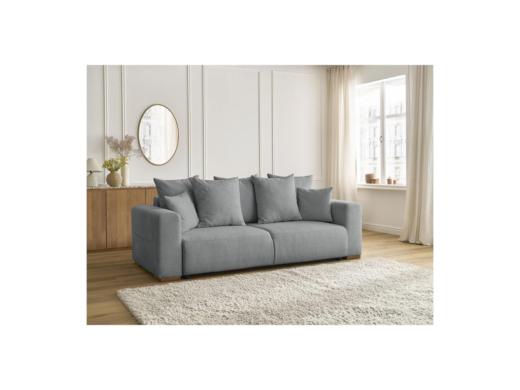 Sidonie - Canapé Droit Convertible - Tissu Chiné