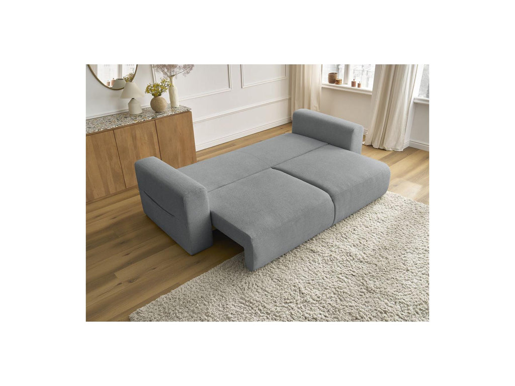 Sidonie - Canapé Droit Convertible - Tissu Chiné