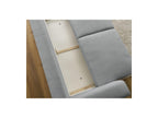 Sidonie - Canapé Droit Convertible - Tissu Chiné