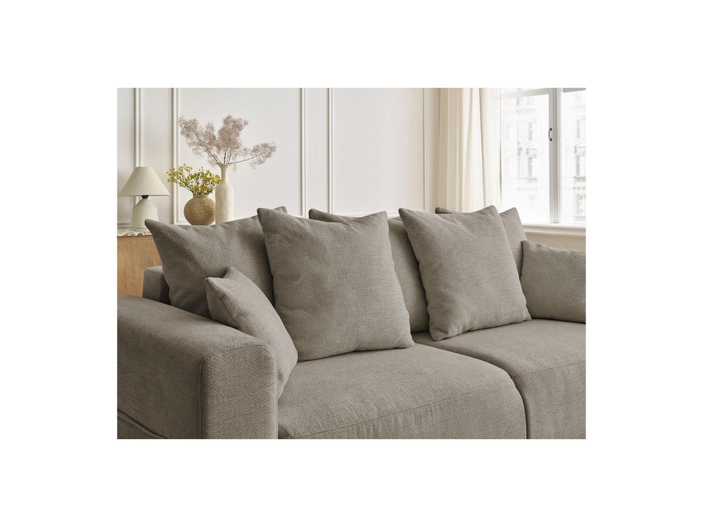 Sidonie - Canapé Droit Convertible - Tissu Chiné