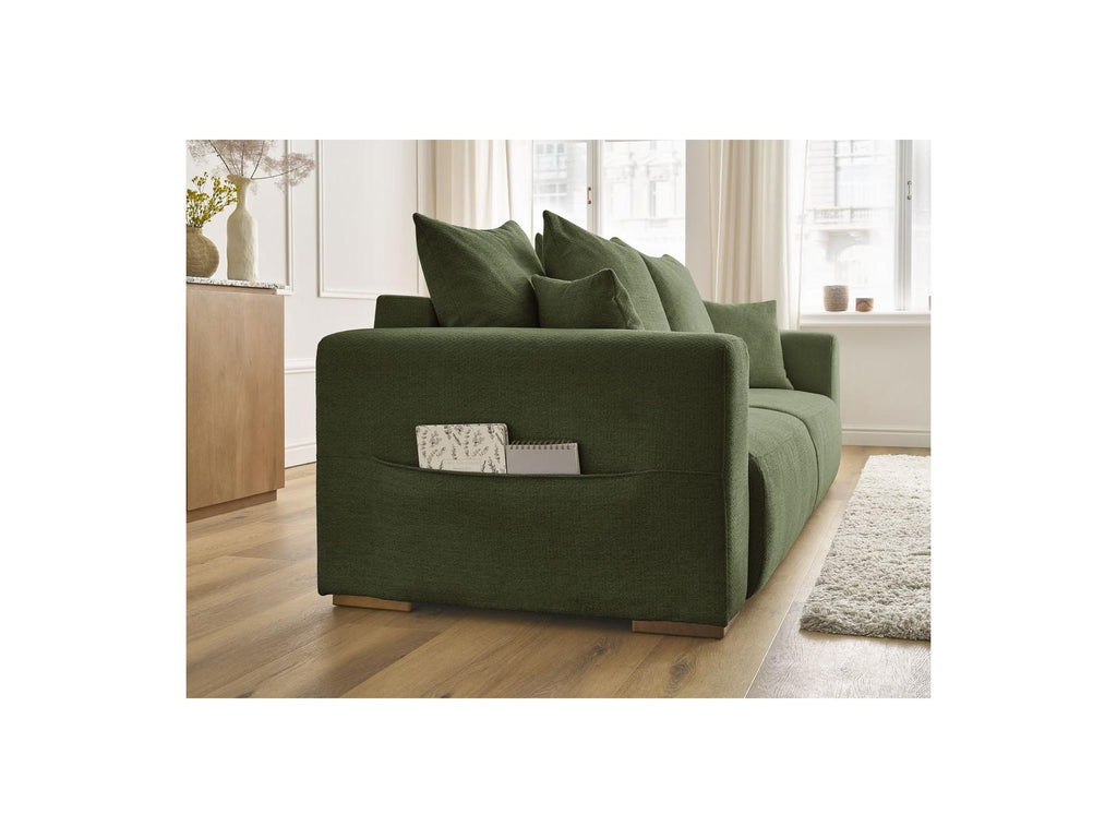 Sidonie - Canapé Droit Convertible - Tissu Chiné