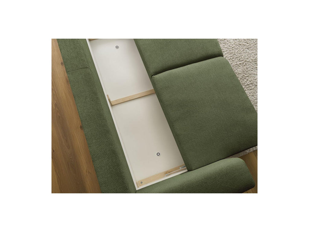 Sidonie - Canapé Droit Convertible - Tissu Chiné