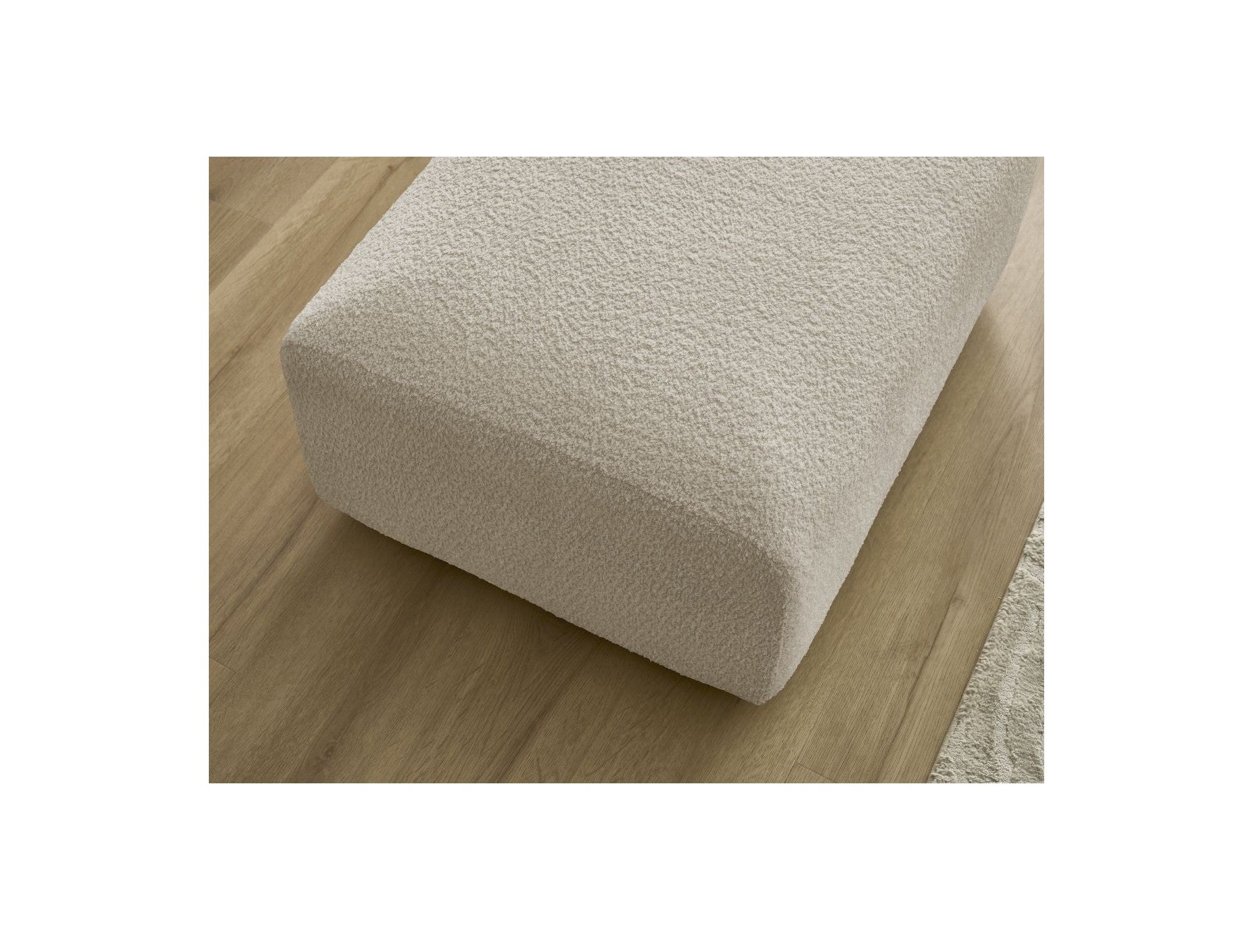 Pouffe - Tina - Bouclé Fabric