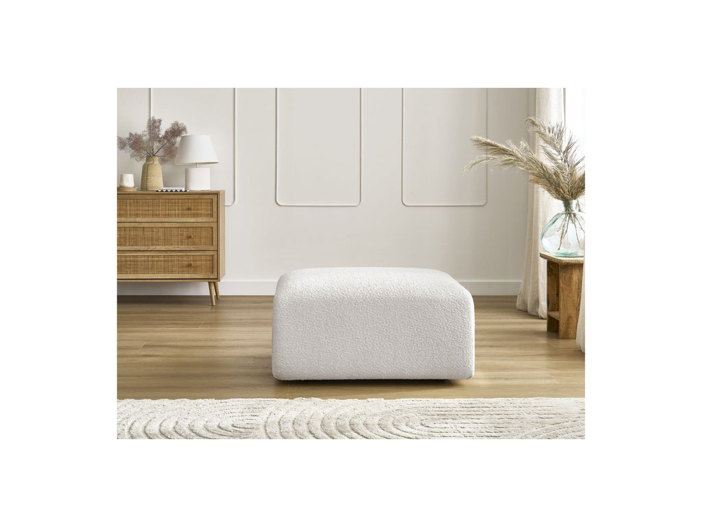 Pouffe - Tina - Bouclé Fabric