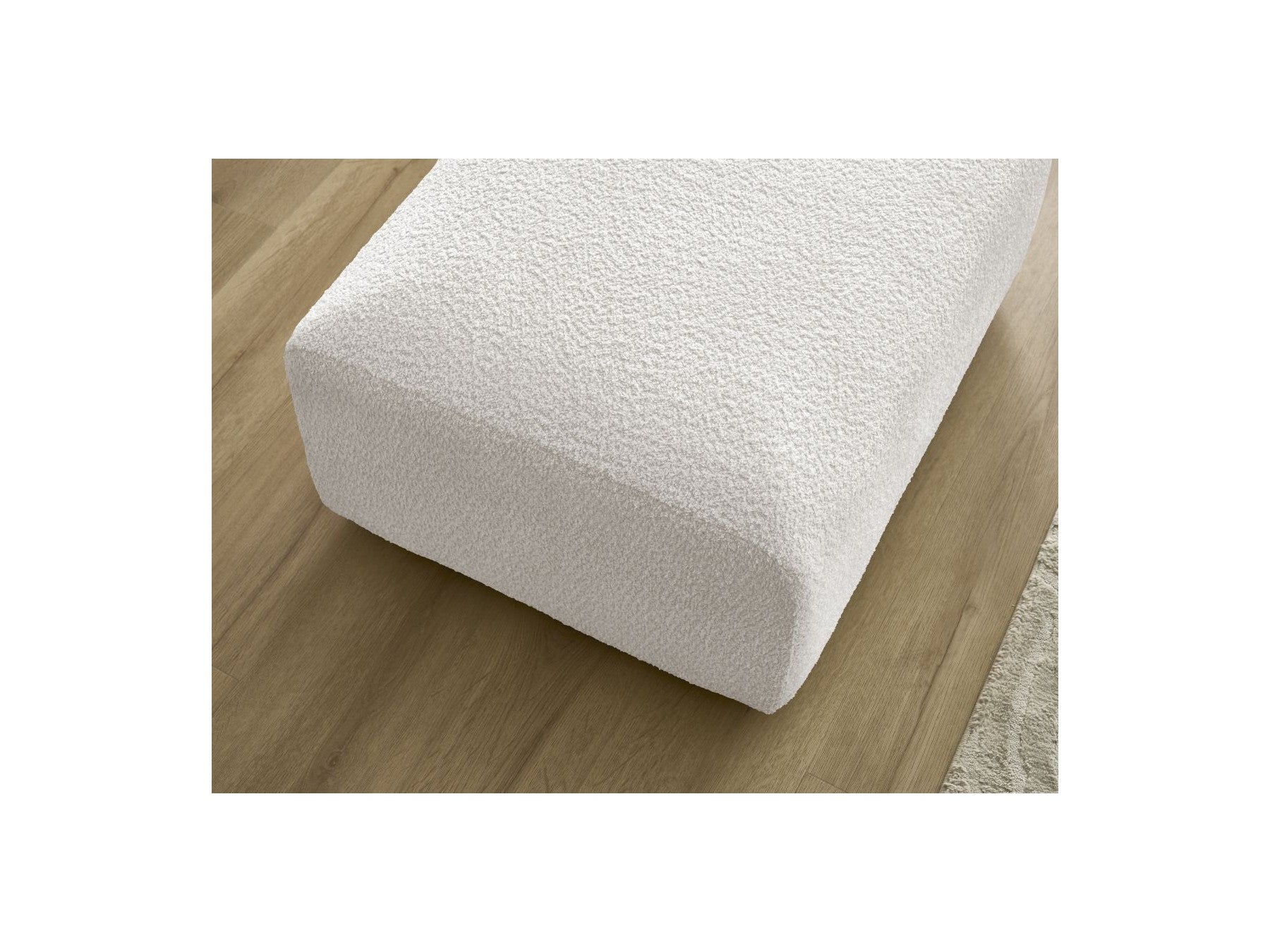 Pouffe - Tina - Bouclé Fabric