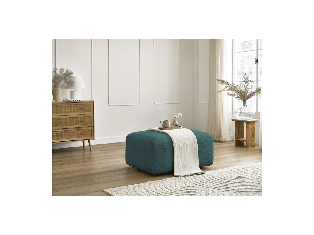 Pouffe - Tina - Bouclé Fabric