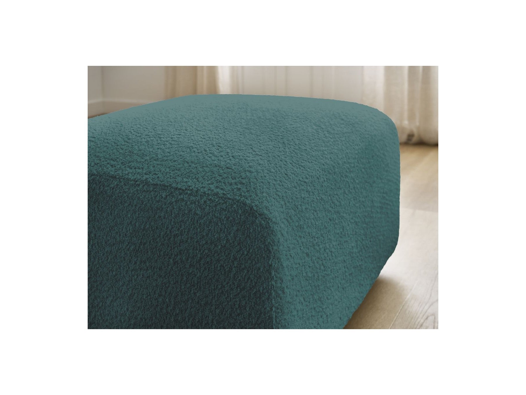 Pouffe - Tina - Bouclé Fabric