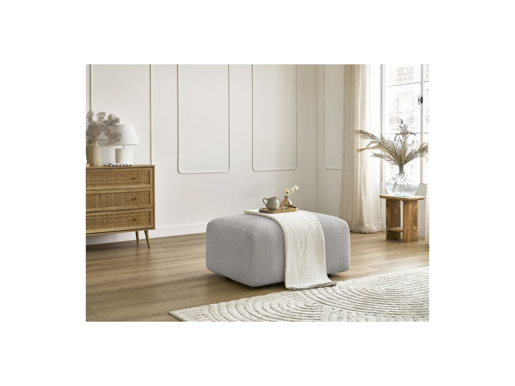 Pouffe - Tina - Bouclé Fabric