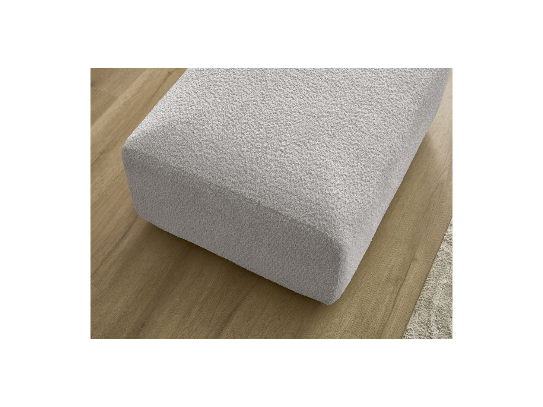 Pouffe - Tina - Bouclé Fabric