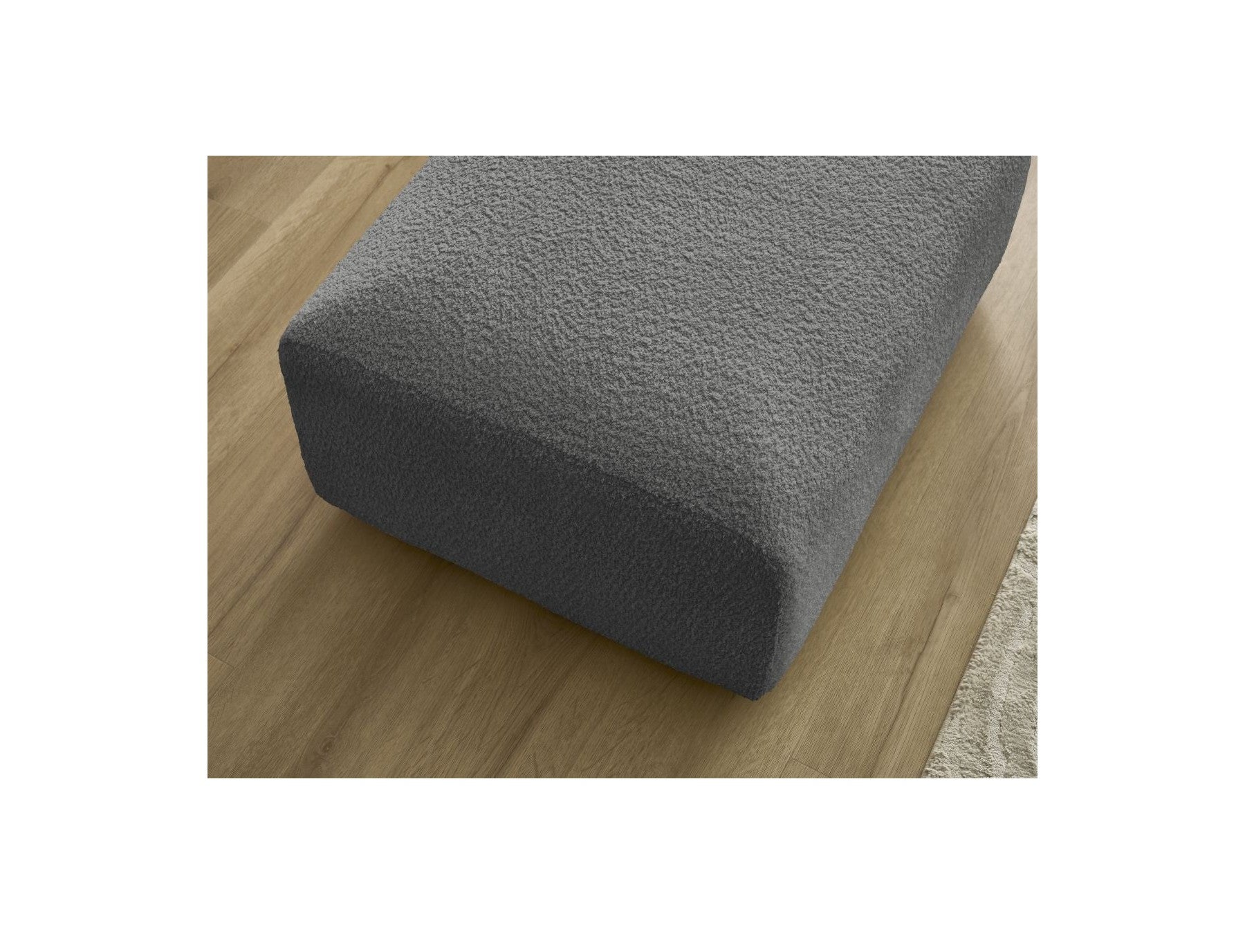 Pouffe - Tina - Bouclé Fabric