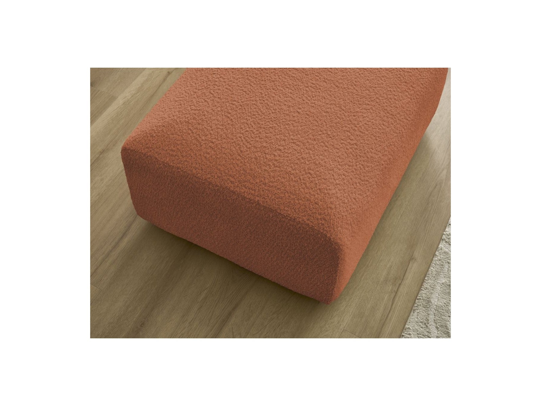 Pouffe - Tina - Bouclé Fabric