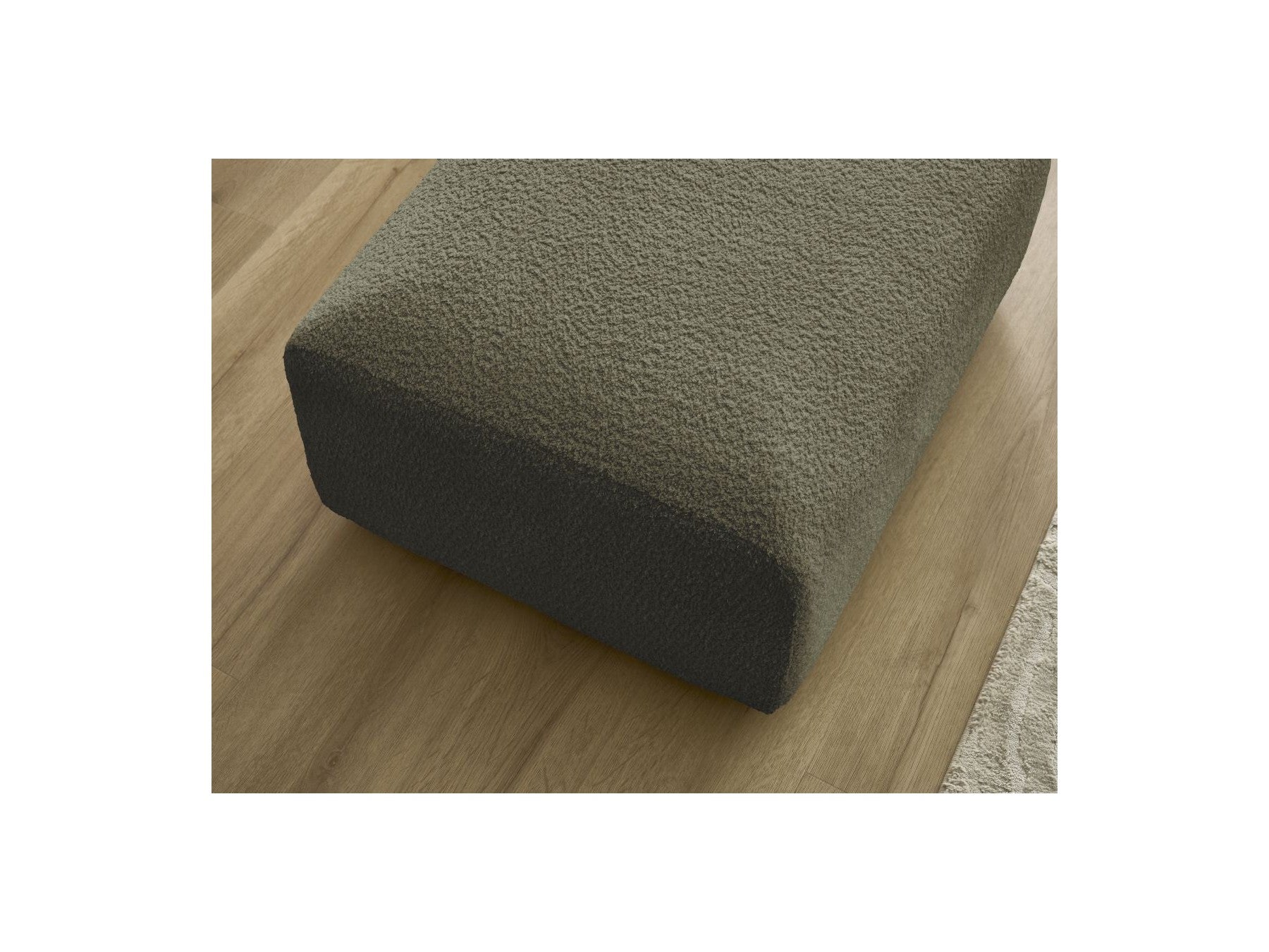 Pouffe - Tina - Bouclé Fabric