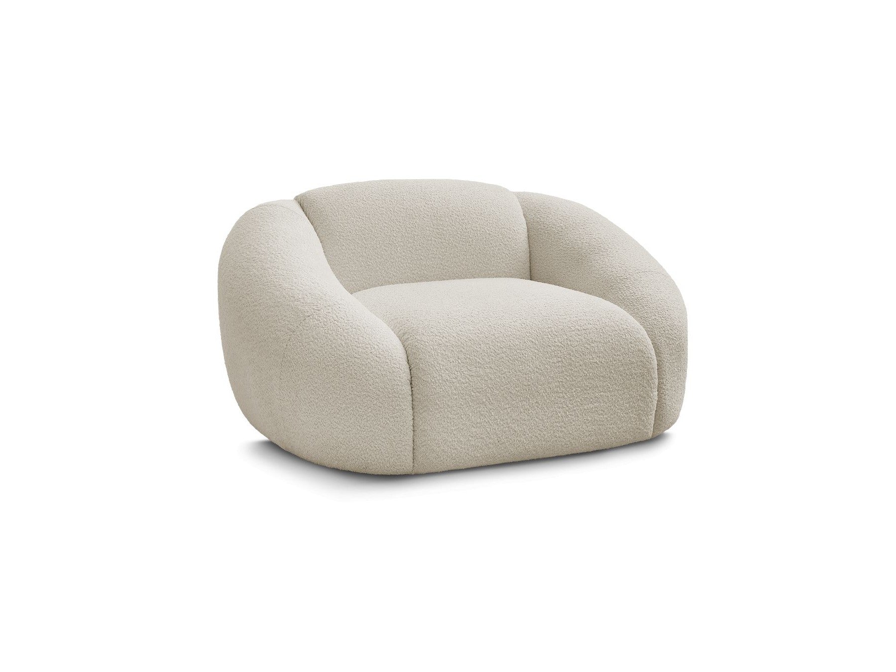 Tina - Armchair - Bouclé Fabric