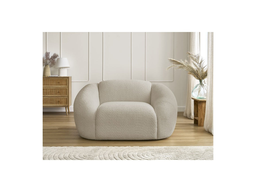 Tina - Armchair - Bouclé Fabric
