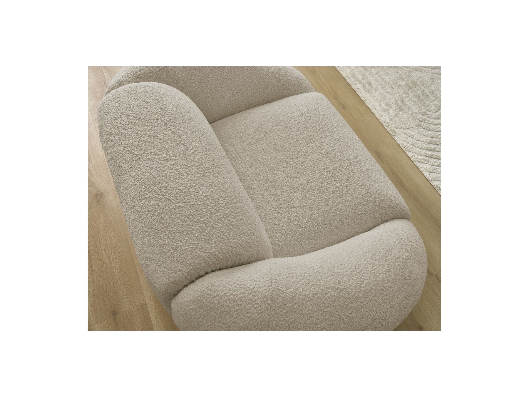 Tina - Armchair - Bouclé Fabric