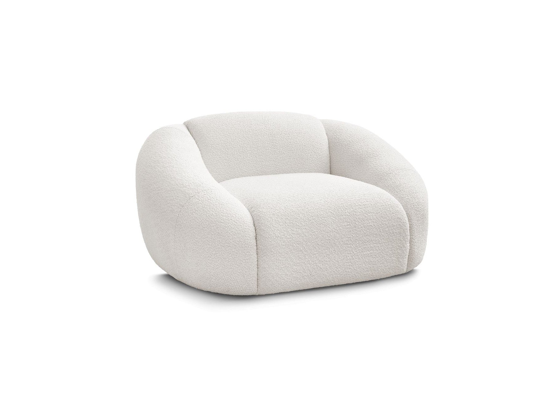 Tina - Armchair - Bouclé Fabric