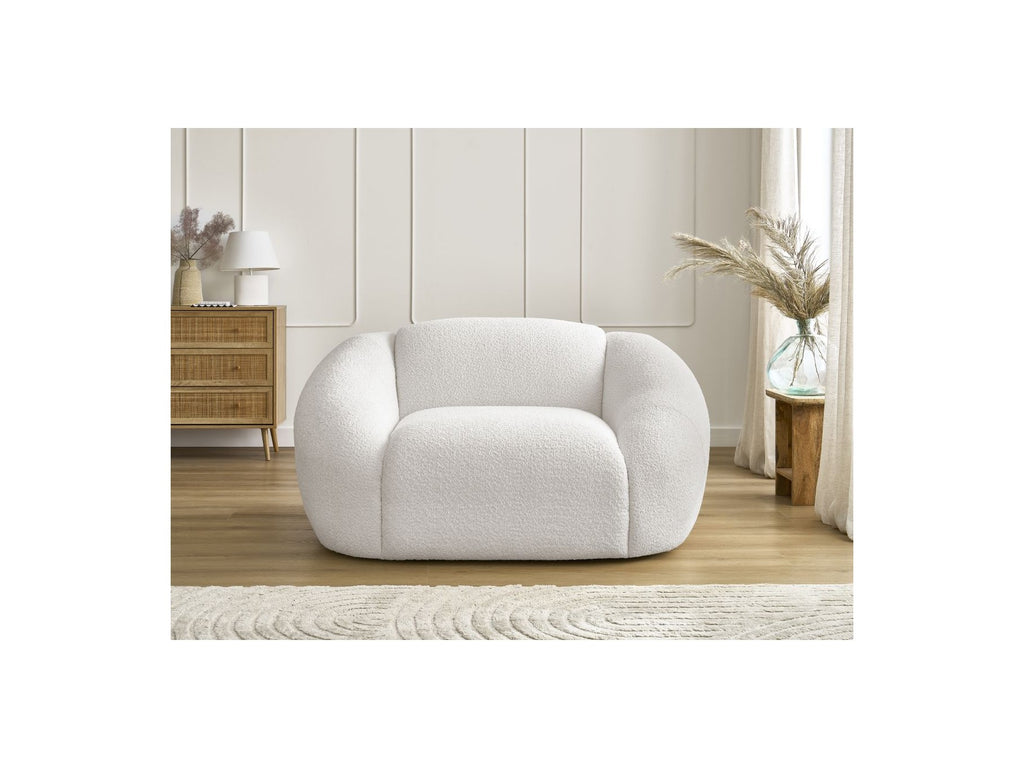 Tina - Armchair - Bouclé Fabric