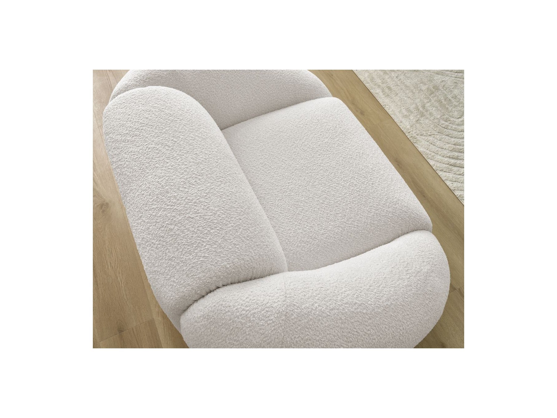 Tina - Armchair - Bouclé Fabric
