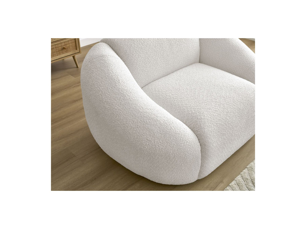 Tina - Armchair - Bouclé Fabric