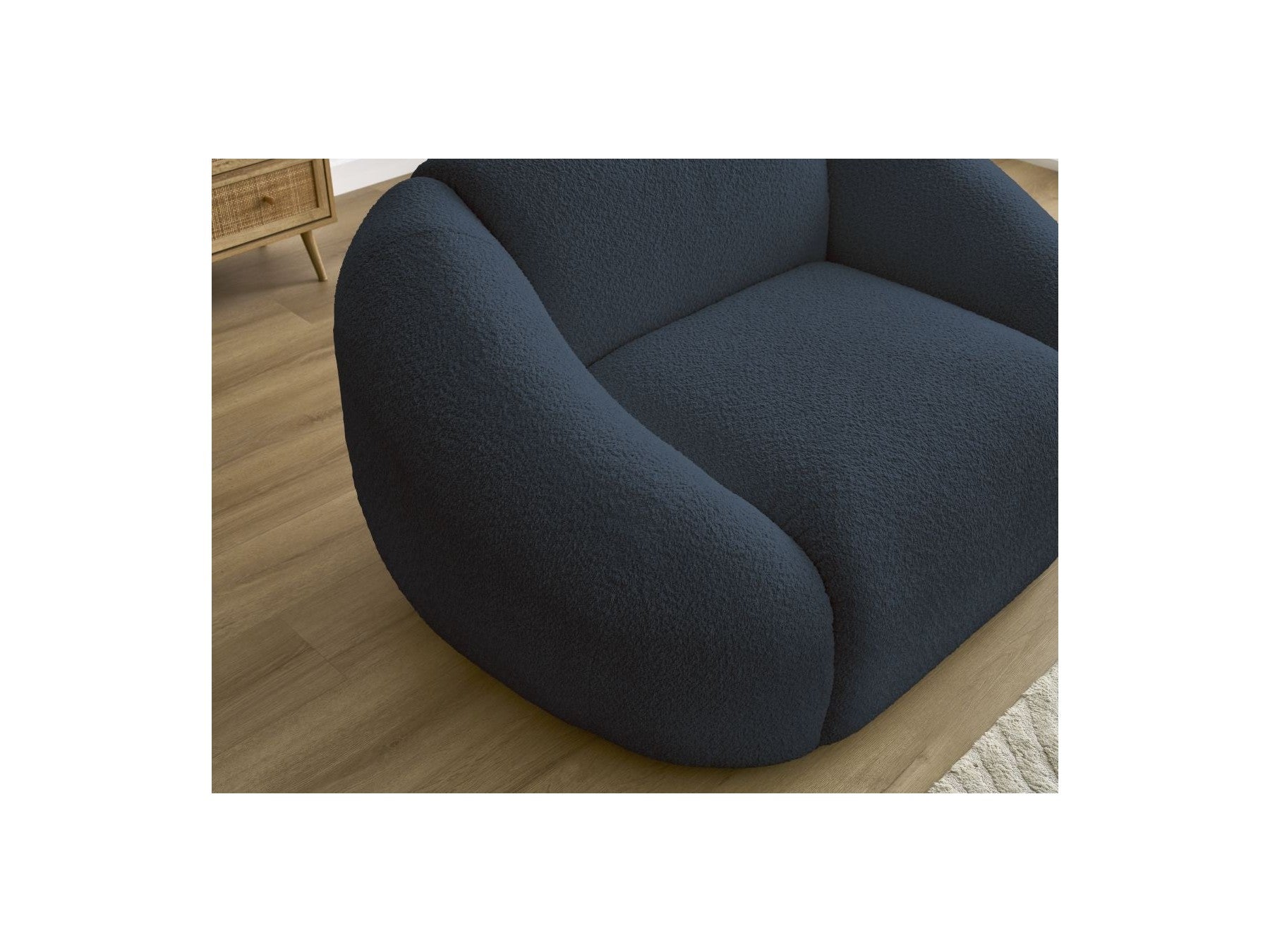 Tina - Armchair - Bouclé Fabric