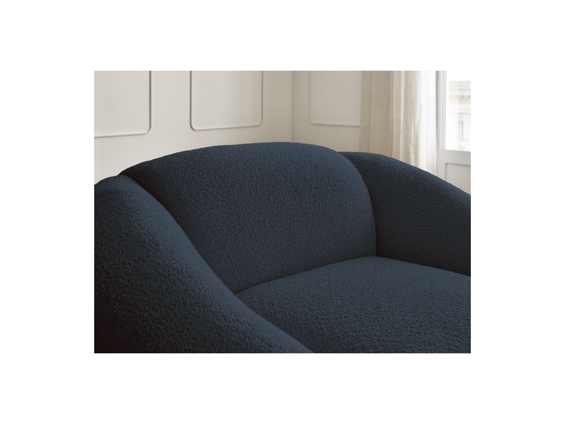 Tina - Armchair - Bouclé Fabric