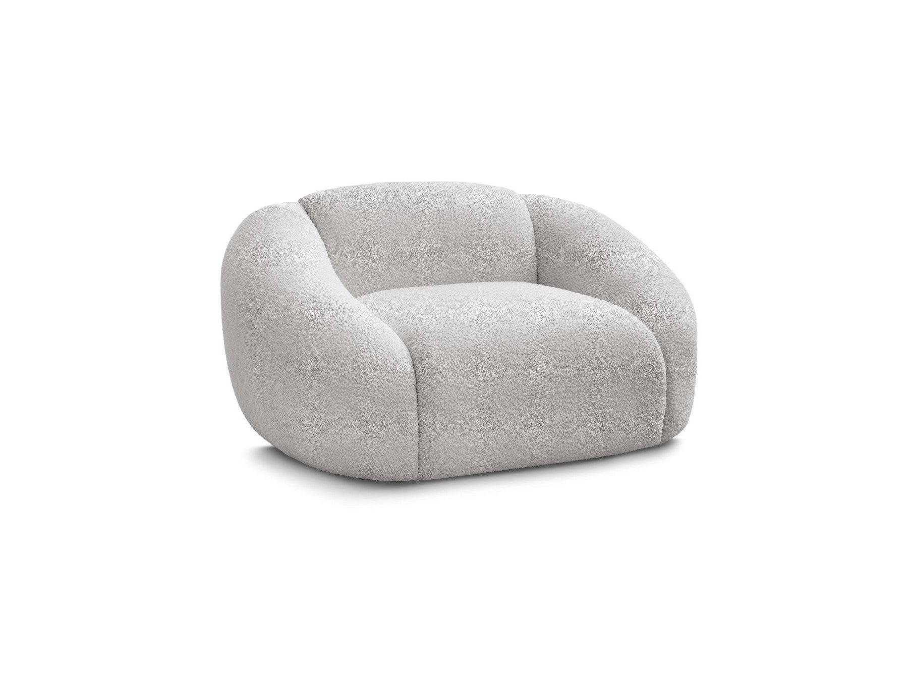 Tina - Armchair - Bouclé Fabric