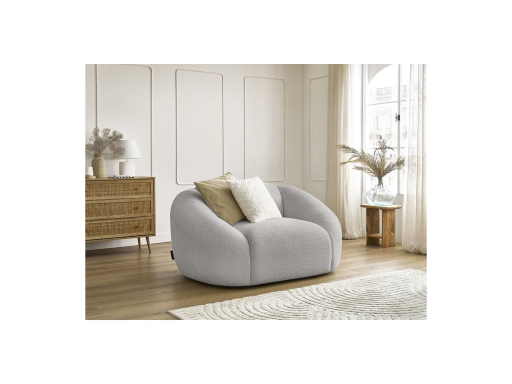 Tina - Armchair - Bouclé Fabric