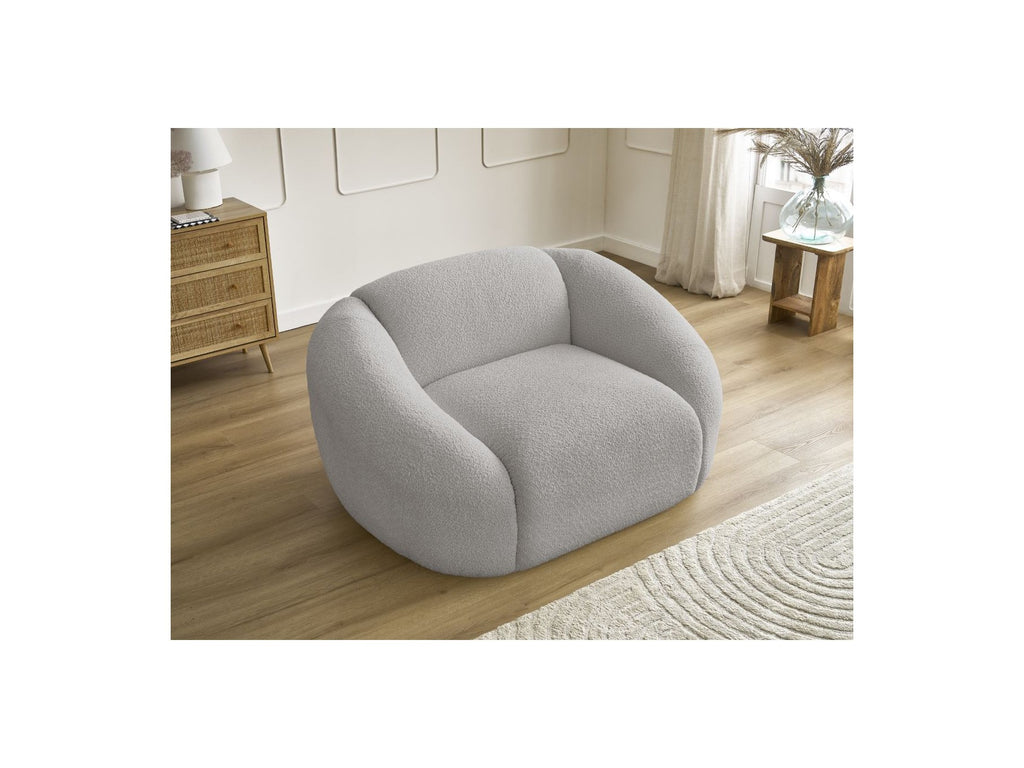 Tina - Armchair - Bouclé Fabric