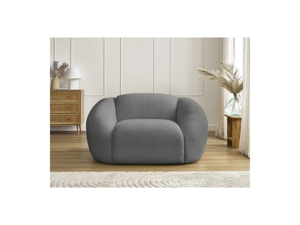 Tina - Armchair - Bouclé Fabric