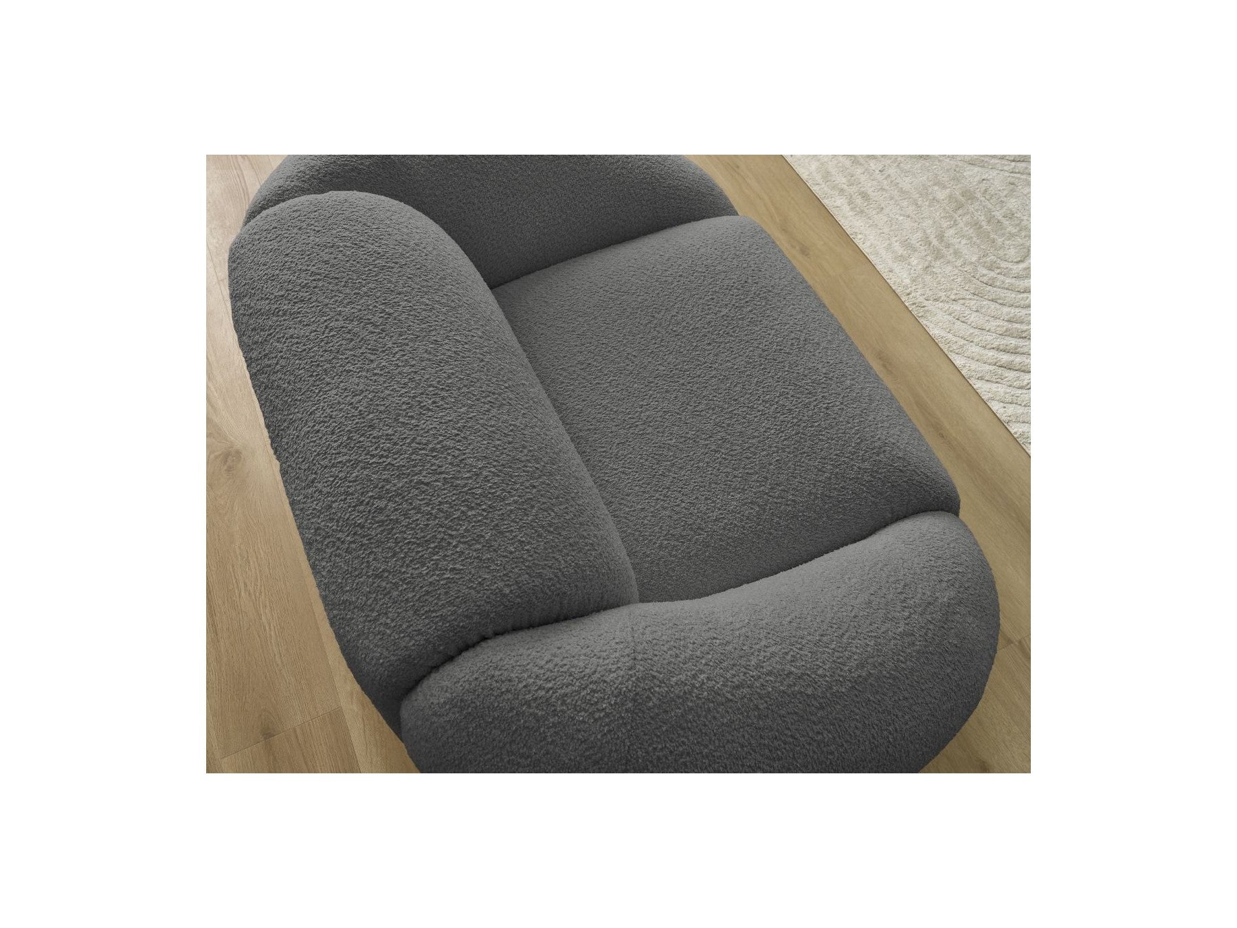 Tina - Armchair - Bouclé Fabric