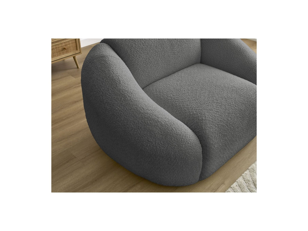 Tina - Armchair - Bouclé Fabric