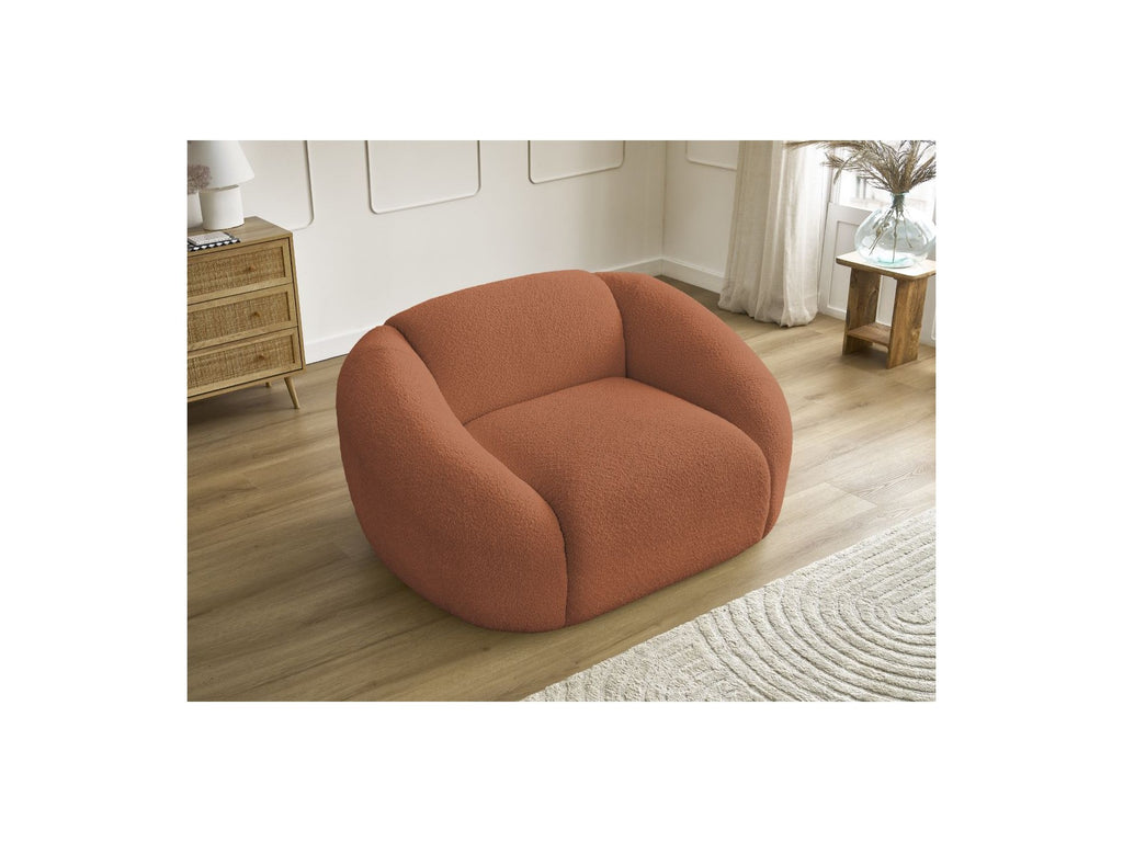 Tina - Armchair - Bouclé Fabric