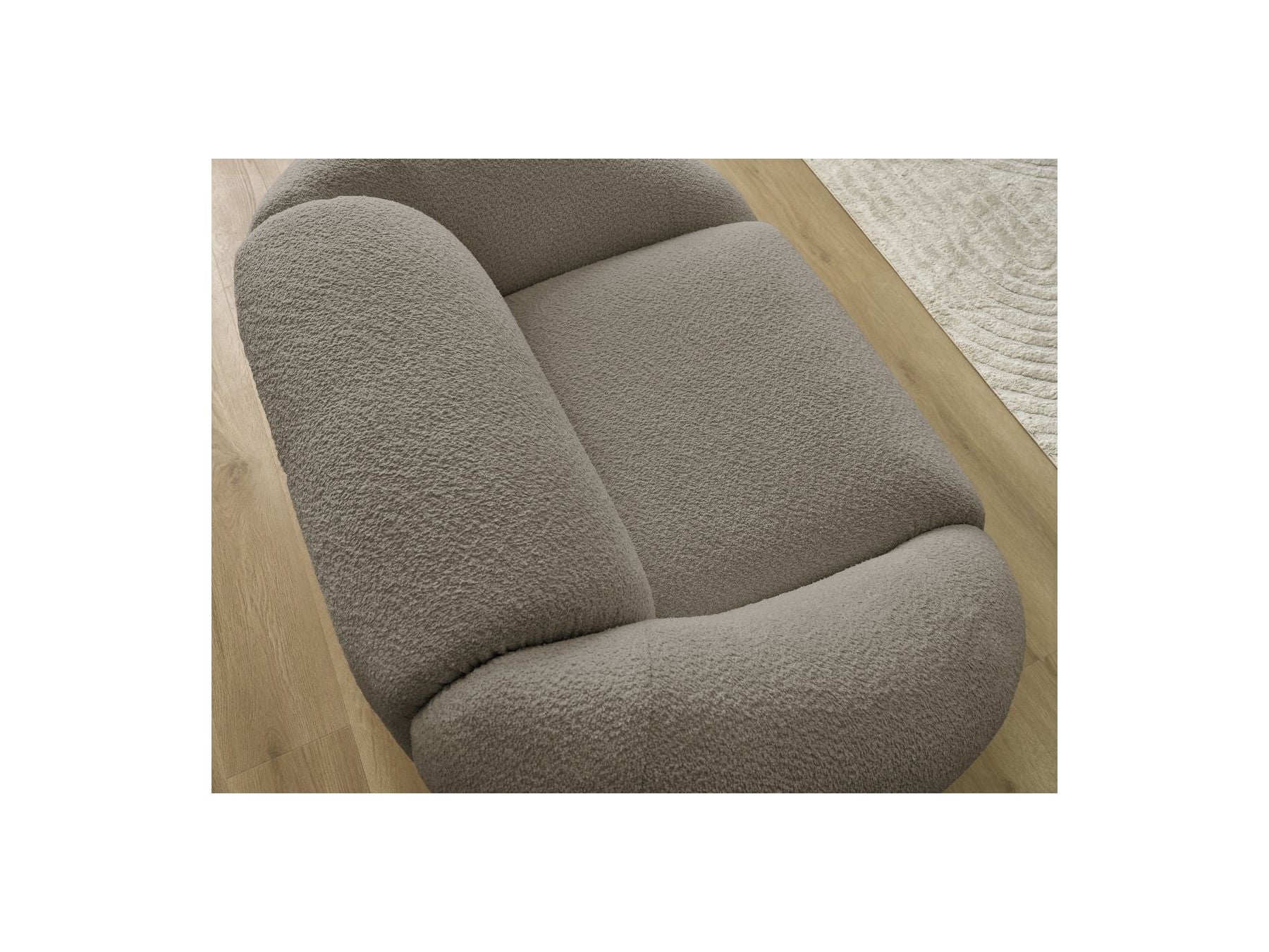 Tina - Armchair - Bouclé Fabric