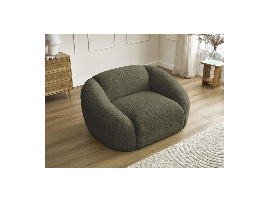 Tina - Armchair - Bouclé Fabric