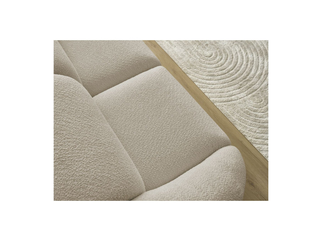 Fixed Straight 2-Seater Sofa - Tina - Bouclé Fabric