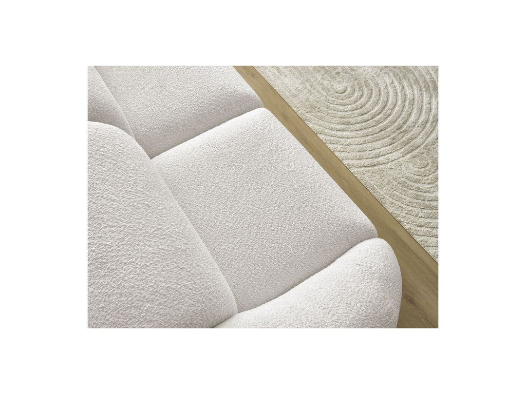 Fixed Straight 2-Seater Sofa - Tina - Bouclé Fabric