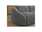 Fixed Straight 2-Seater Sofa - Tina - Bouclé Fabric