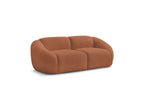 Fixed Straight 2-Seater Sofa - Tina - Bouclé Fabric