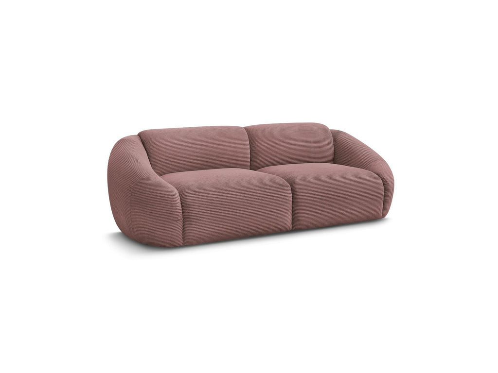 Fixed Straight 3-Seater Sofa - Tina - Corduroy