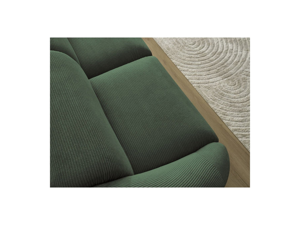 Fixed Straight 3-Seater Sofa - Tina - Corduroy
