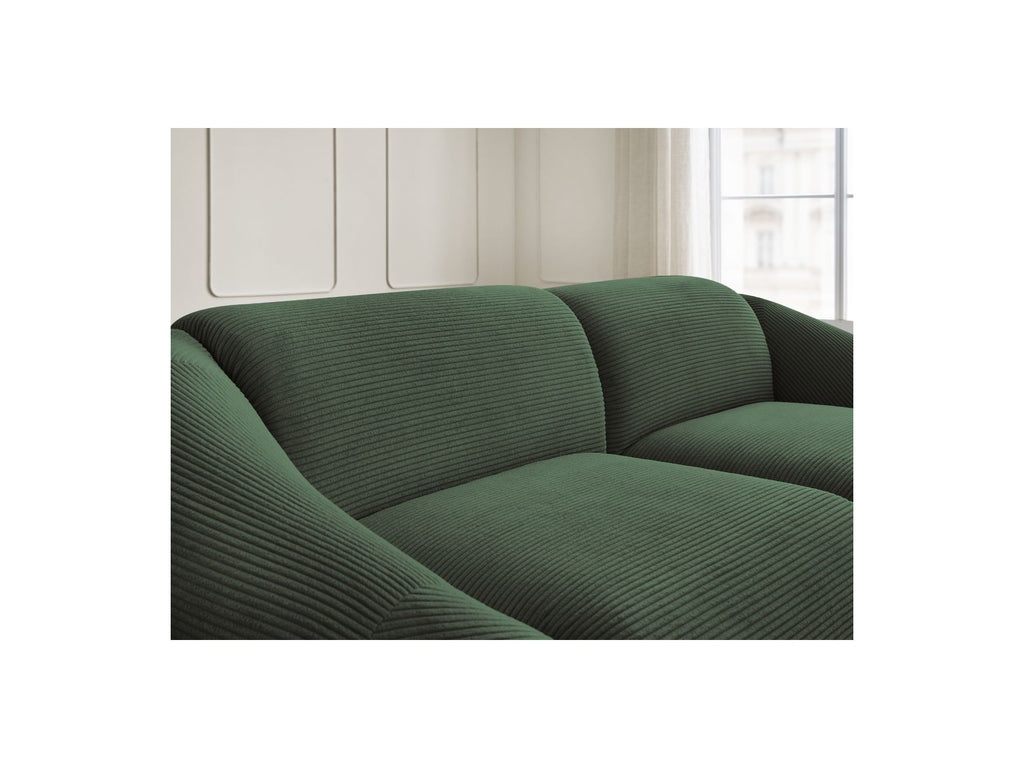 Fixed Straight 3-Seater Sofa - Tina - Corduroy