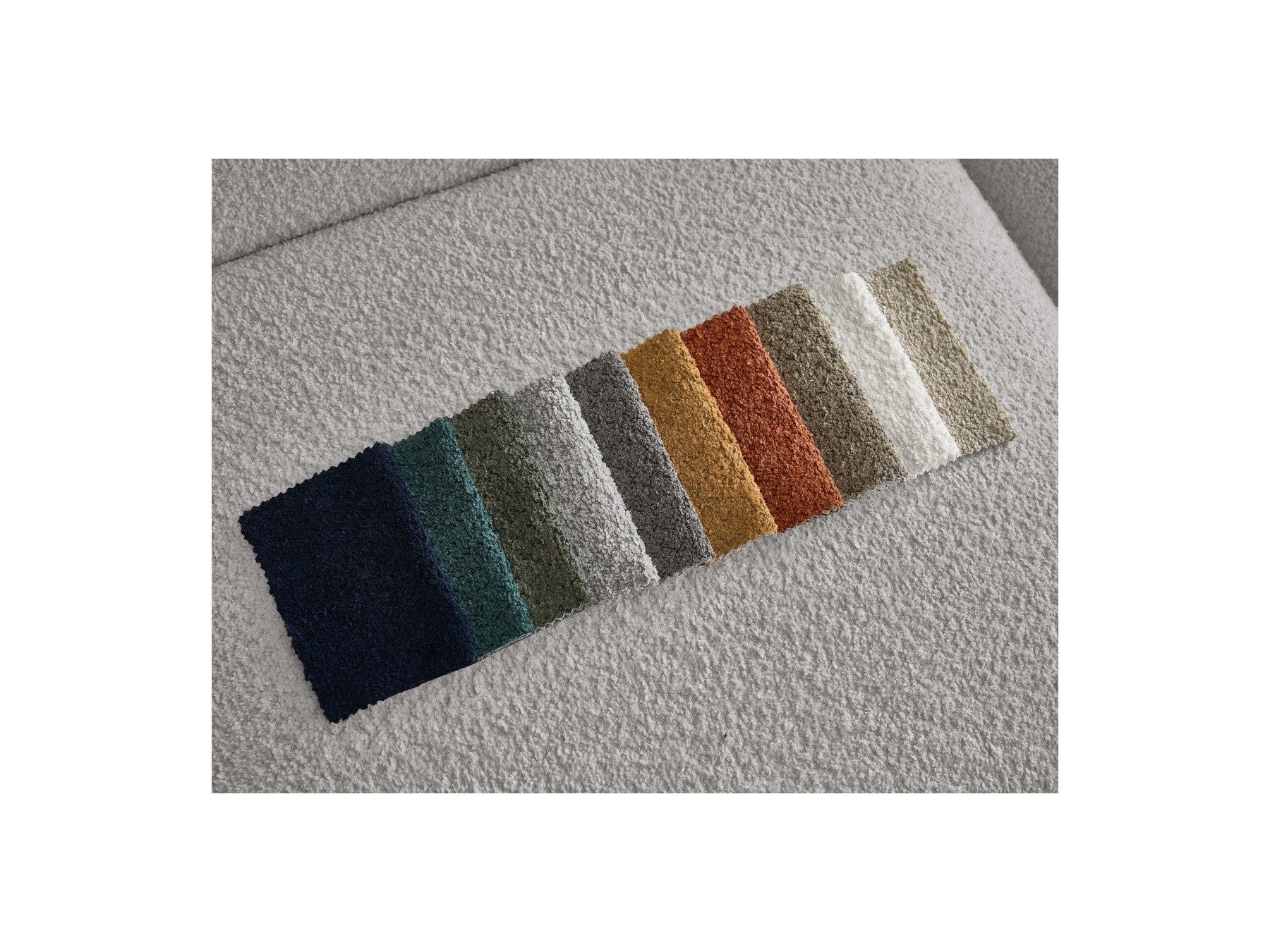 Pouffe - Tina - Bouclé Fabric