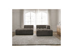 Sofá esquinero fijo modular - Annecy - Tejido bouclé - Esquina derecha
