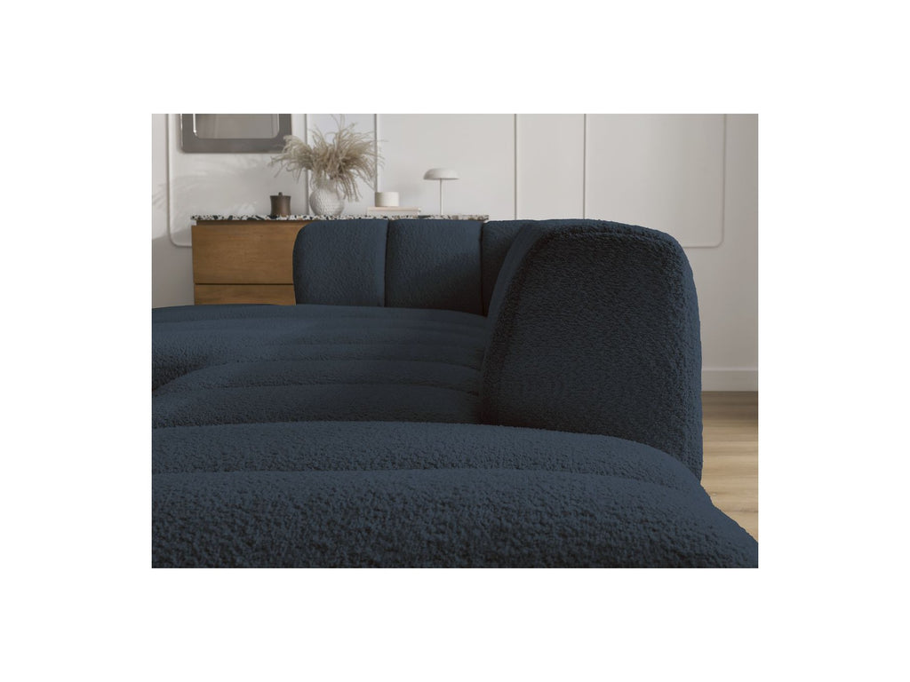 Sofá esquinero fijo modular - Annecy - Tejido bouclé - Esquina izquierda