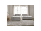 Sofá esquinero fijo modular - Annecy - Tejido bouclé - Esquina izquierda