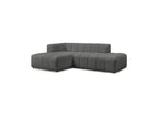 Sofá esquinero fijo modular - Annecy - Tejido bouclé - Esquina izquierda