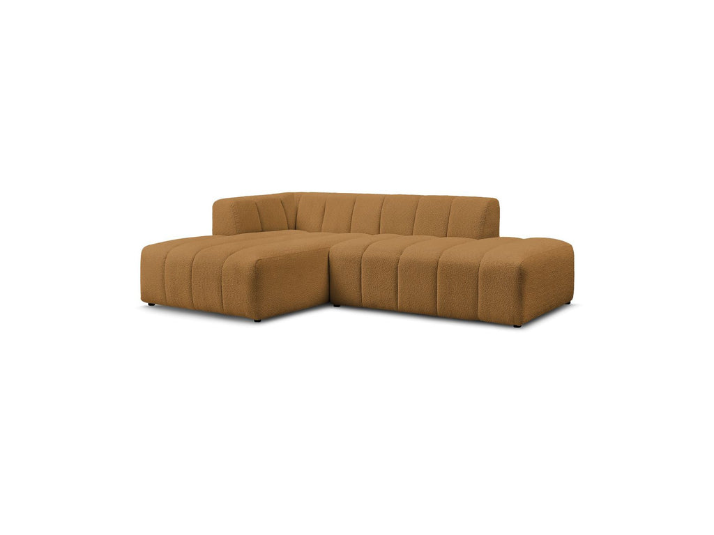 Sofá esquinero fijo modular - Annecy - Tejido bouclé - Esquina izquierda