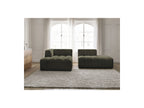 Sofá esquinero fijo modular - Annecy - Tejido bouclé - Esquina izquierda